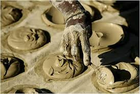 Galette ou bonbon tè - bolachas de barro Galette ou bonbon tè